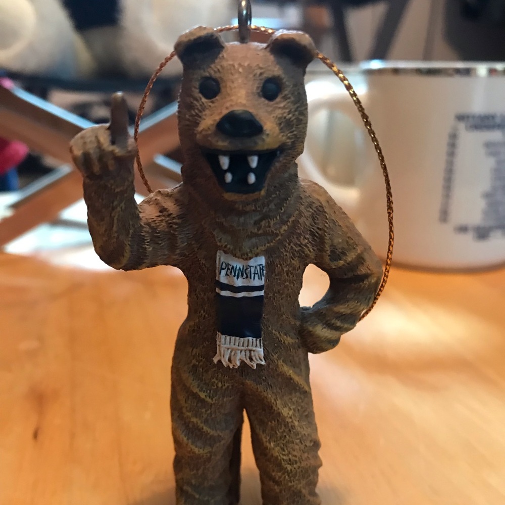 Nittany lion ornament.